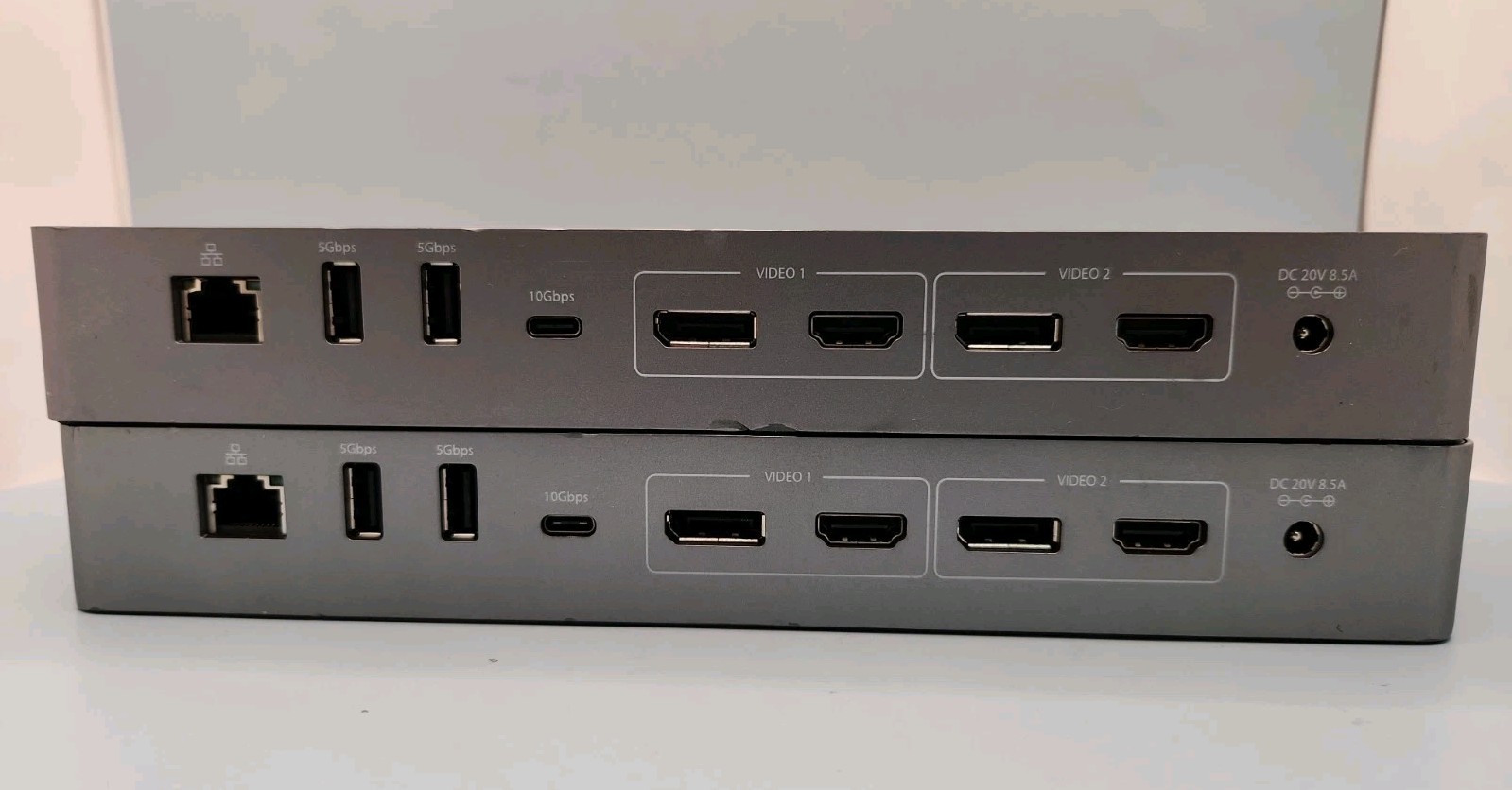 Lot of 2 StarTech TB3CDK2DH Thunderbolt 3 Docking Station UNTESTED - Parts