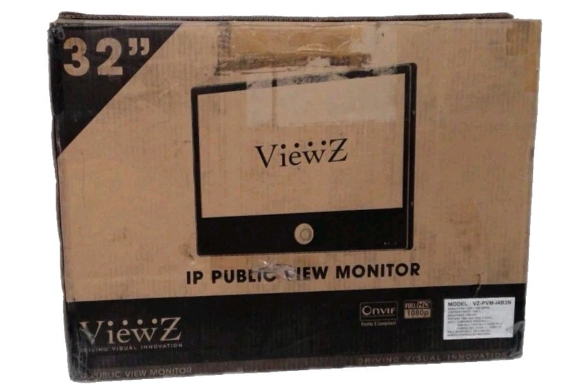 ViewZ 32" VZ-PVM-Z4B3N HD Public View Monitor * New Open Box