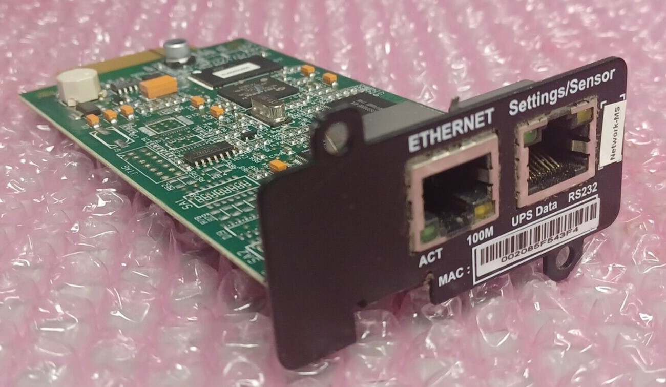 Genuine Eaton Network Card-MS - PART# 710-A1057-00P including RS232 to Serial