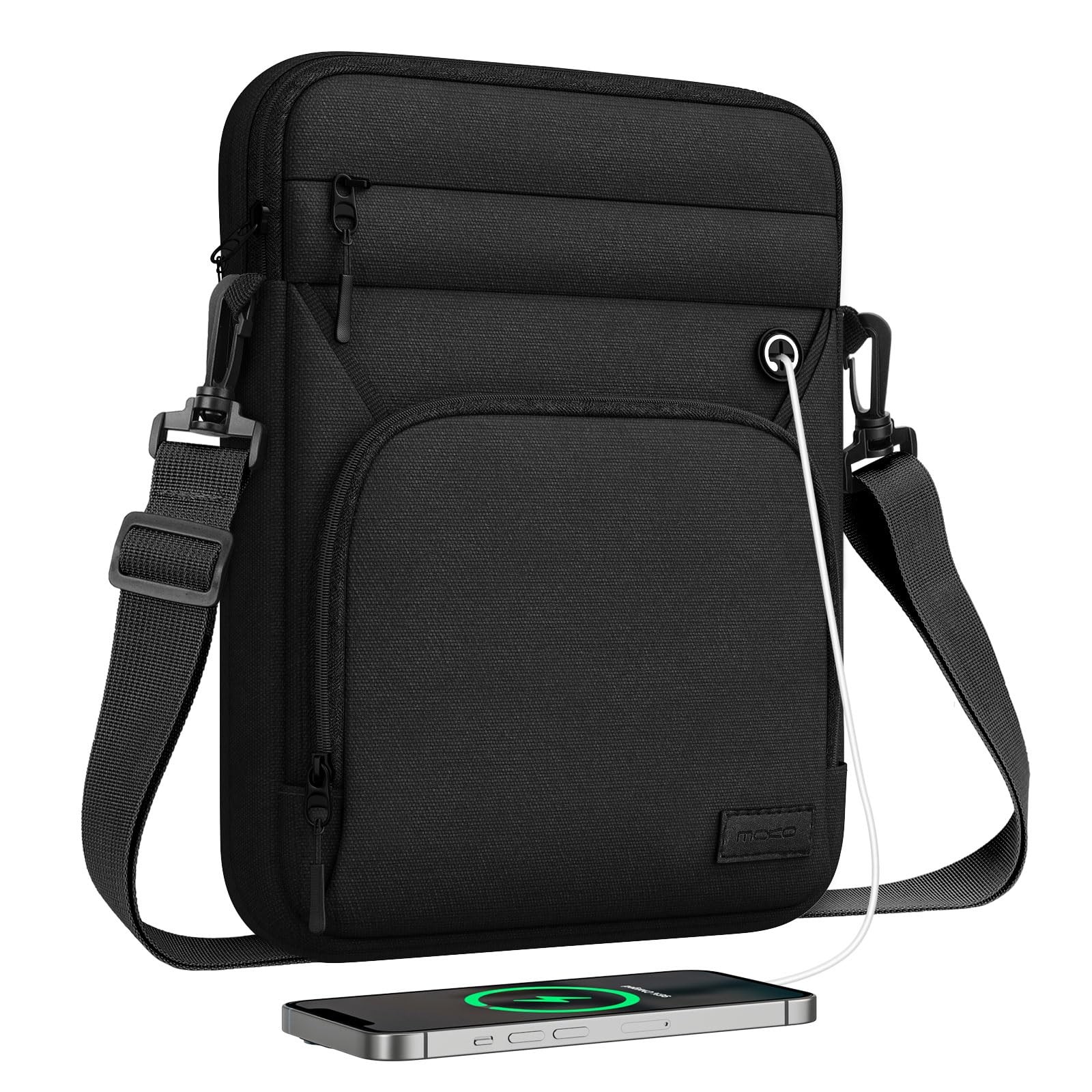 MoKo 9-11 Inch 360° Protective Tablet Sleeve Bag, Fits iPad inch, Black 