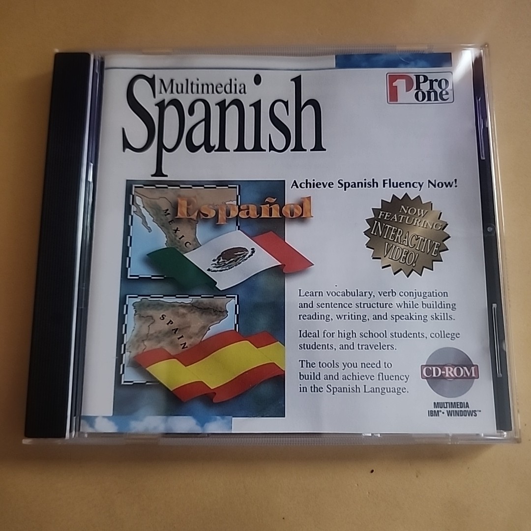 Multimedia Spanish 1  [CD-ROM] Multimedia Espanol Learning Educational