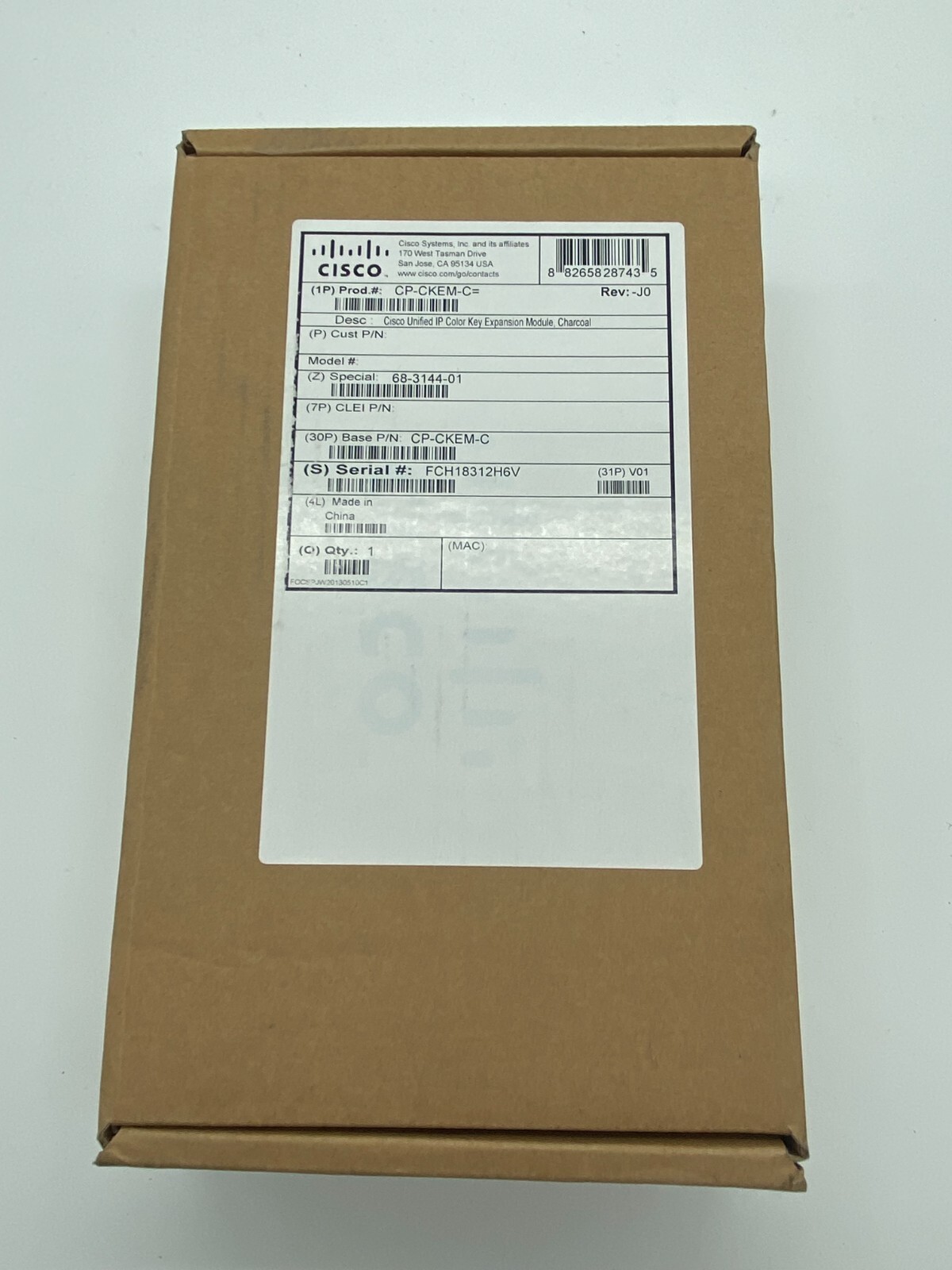 New Complete Cisco CP-CKEM-C Unified IP Color Key Expansion Module 
