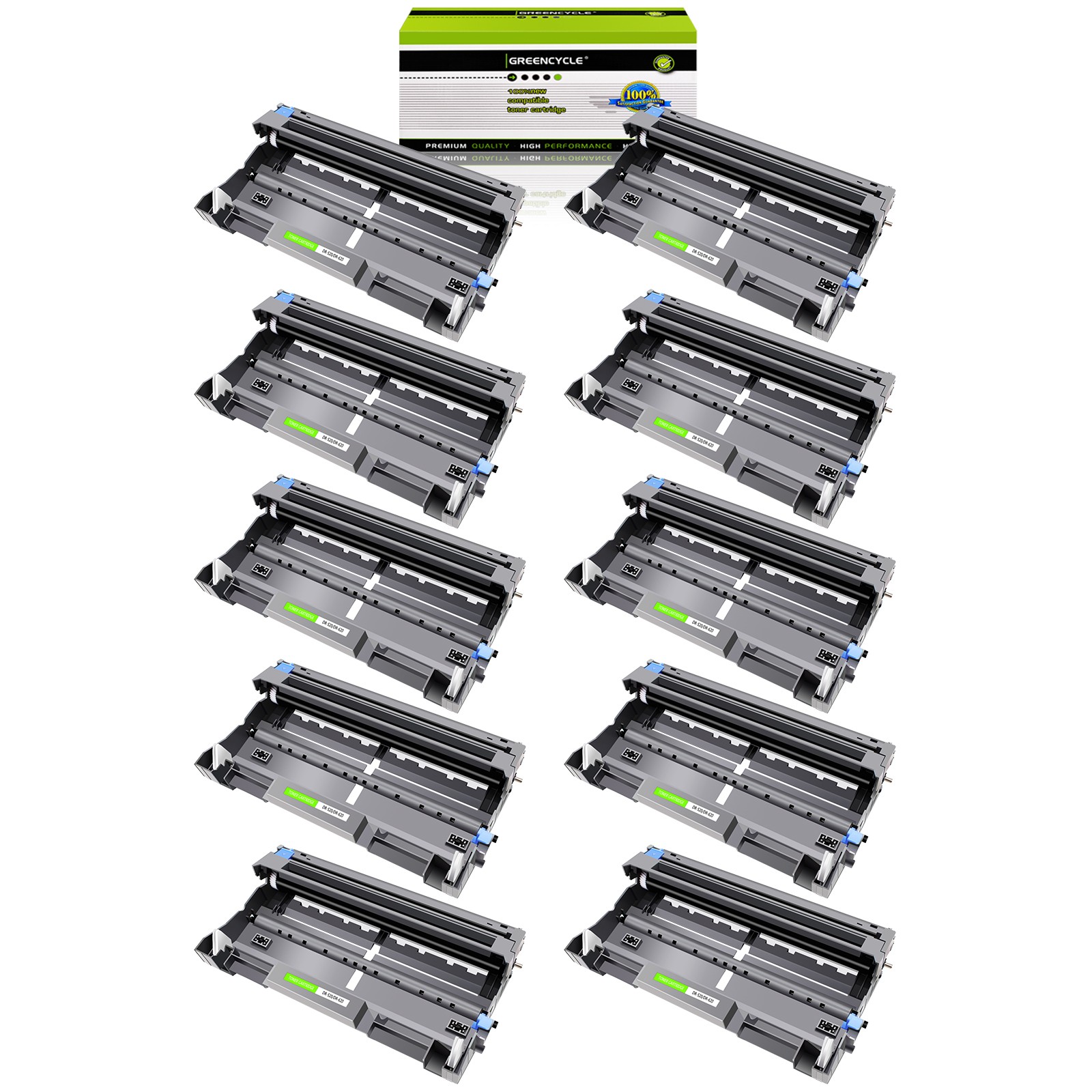 10PK DR520 DR-520 Drum Fit For Brother MFC-8660DN MFC-8860N HL-5200 HL-5250 5280