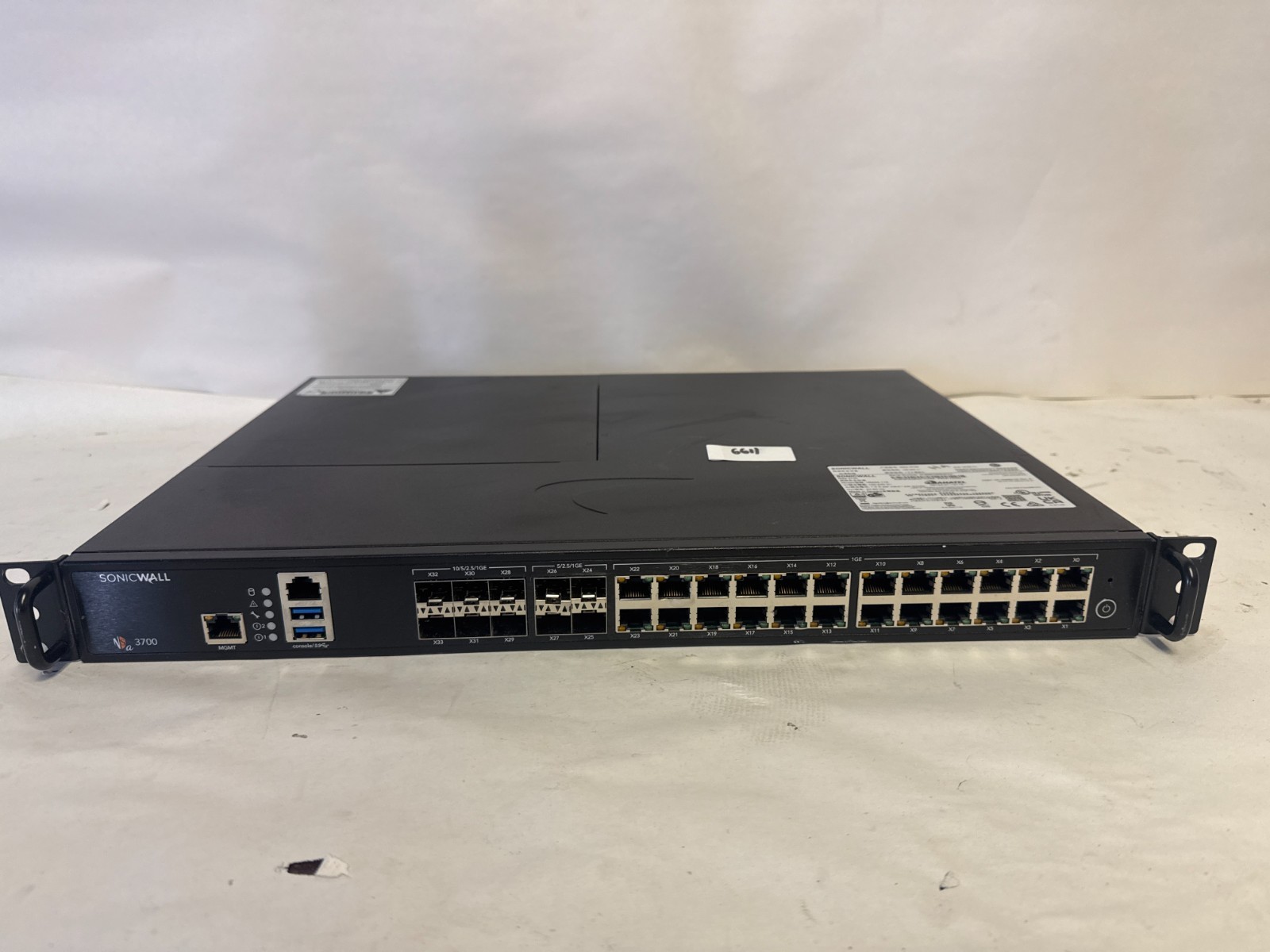 Sonicwall 3700 1RK2-110 Tested - Works - Factory Reset