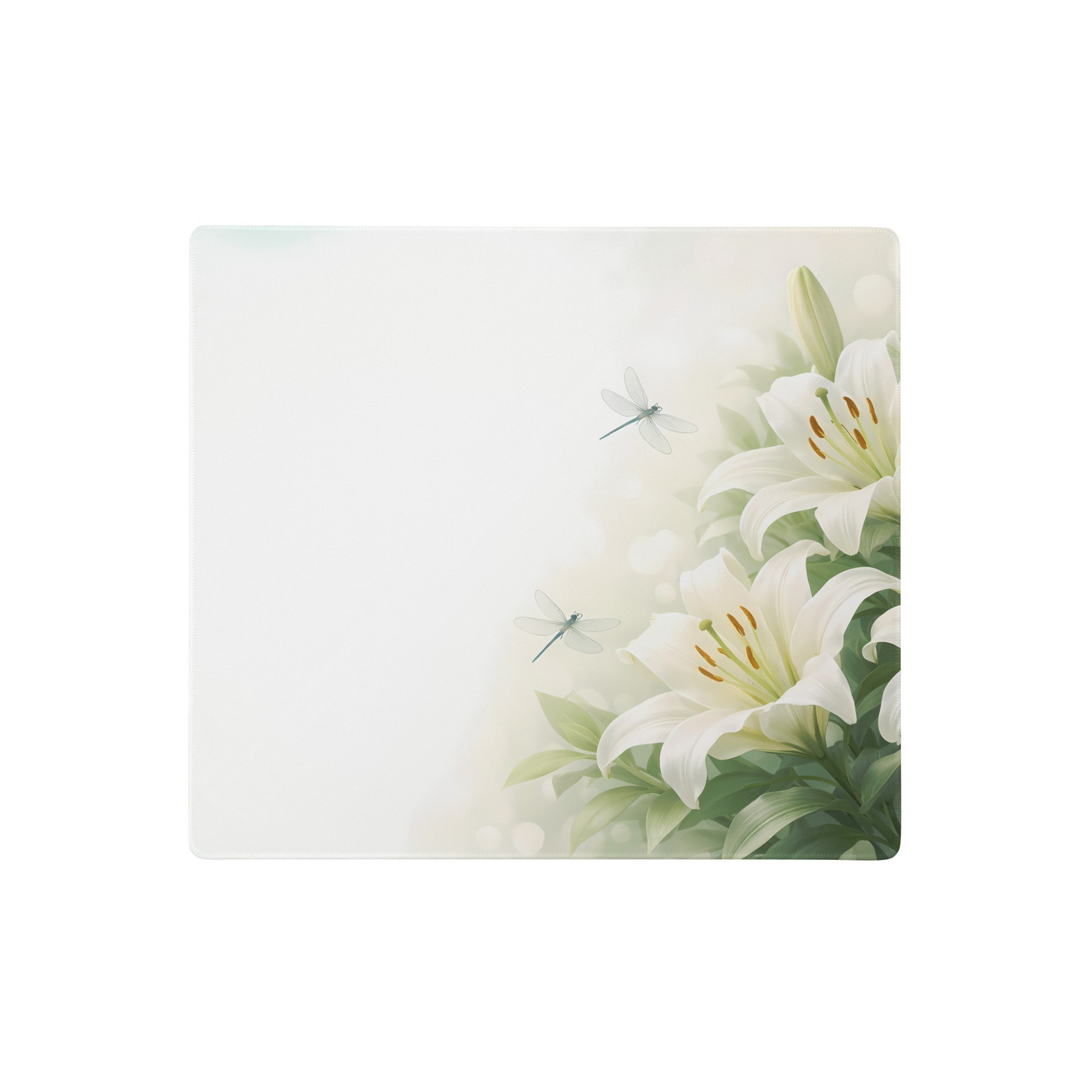 Pink Peony Flower Gaming Mouse Pad XL Extended Desk Mat Aesthetic Non-Slip