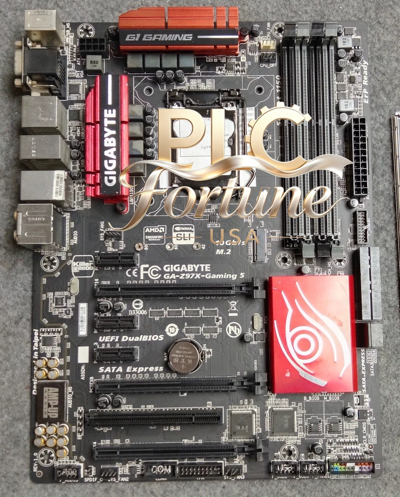 Used Gigabyte GA-Z97X-Gaming 5 Intel Z97 LGA1150 ATX DDR3 32GB M.2 Motherboard