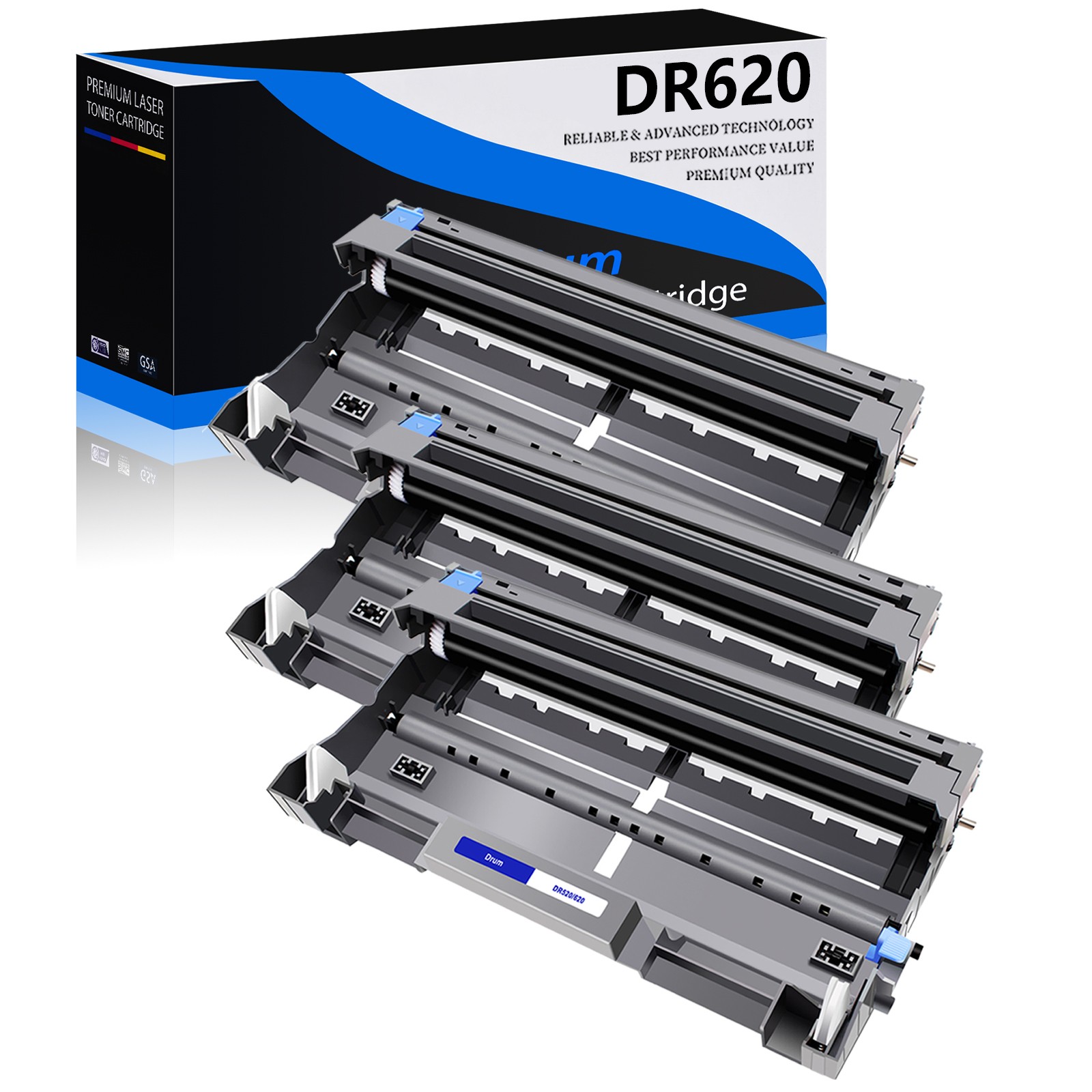 3 PK Compatible for BROTHER DR-620 DRUM UNIT for DCP-8080DN HL-5340D MFC-8680DN