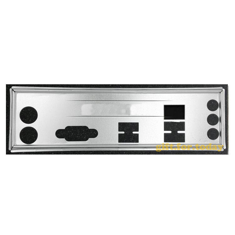 For Asus H61M-E & P8H61-M LX3 Shield I/O IO Rear Baffle Backplate Motherboard