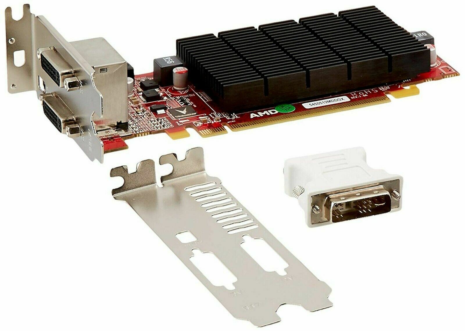 NEW VisionTek 900529 AMD Radeon 5450 PCIe 512MB DDR3 SFF Dual DVI Video Card