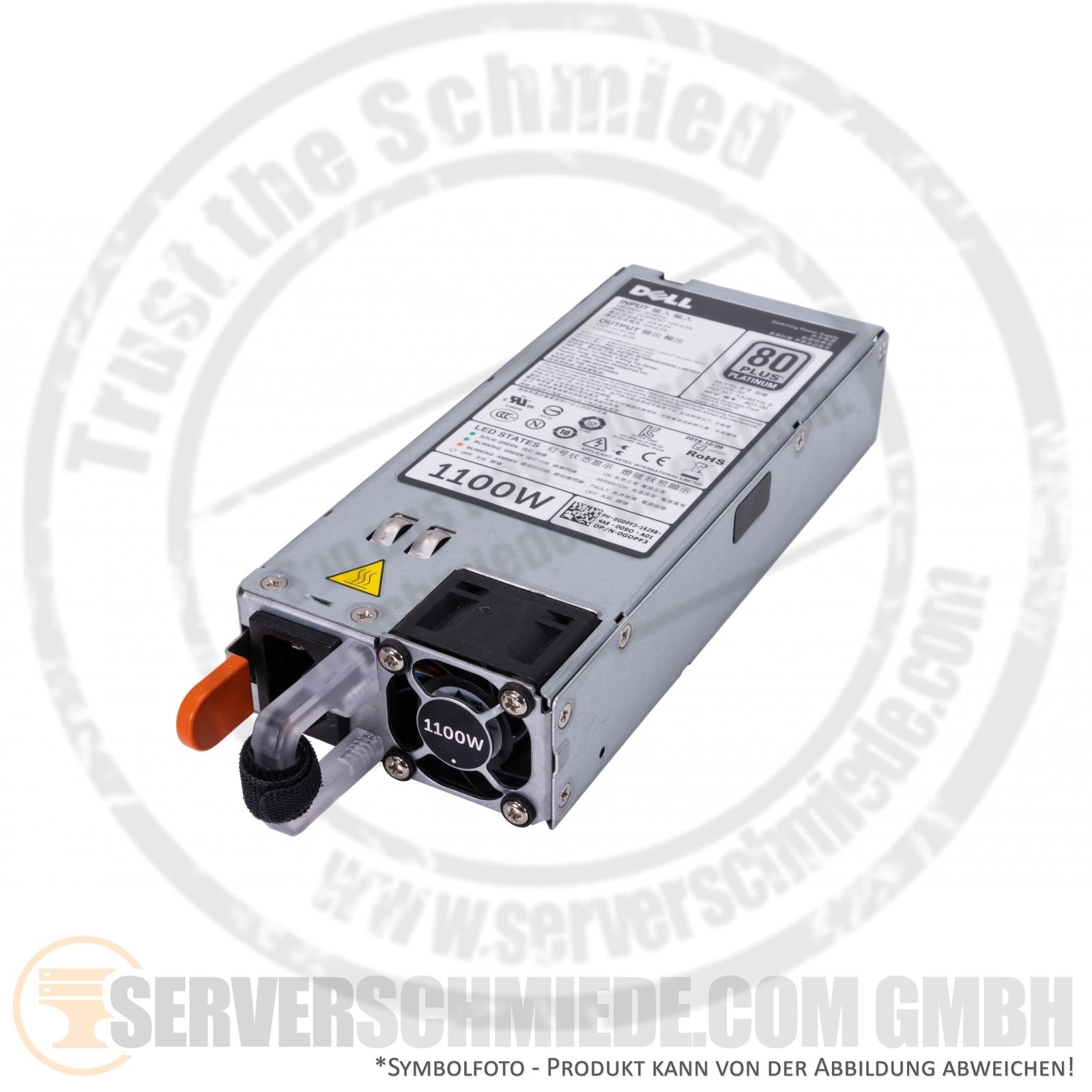 DELL 1100 Watt Power Supply PSU - PowerEdge R520 R620 R720 R720xd R820 T420 T620 - 0