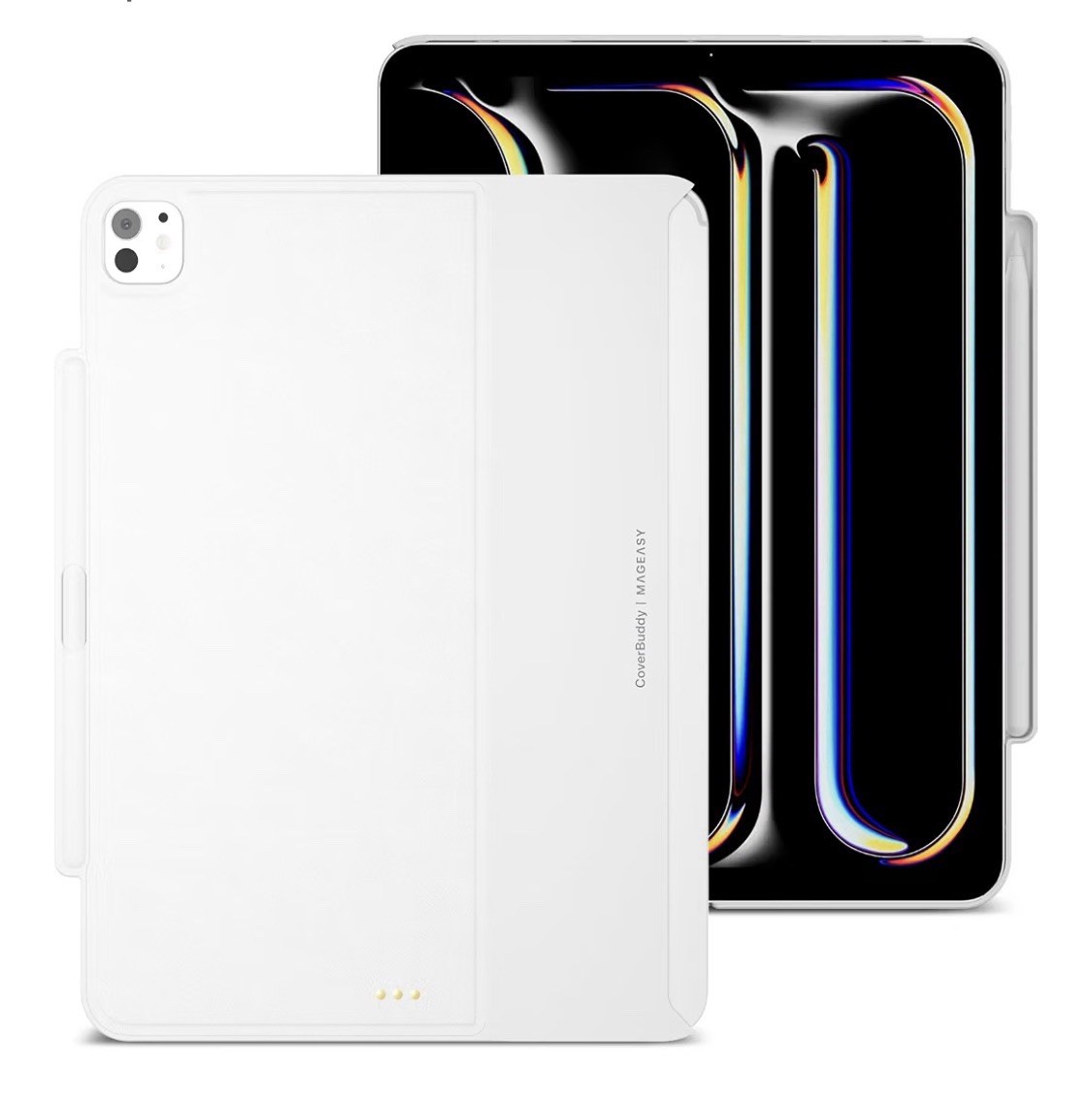 MAGEASY CoverBuddy Compatible IPad Case For 13"  (M4/M5) White