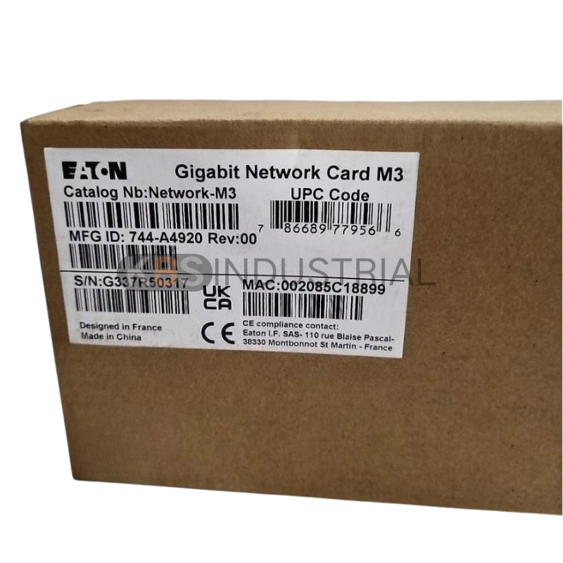 1PC New Eaton Gigabit Network Card 744-A4920 Network-M3 NETWORKM3 Free Delivery