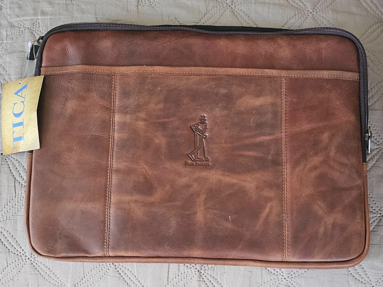 Hand Stitched Genuine Leather sleeve case