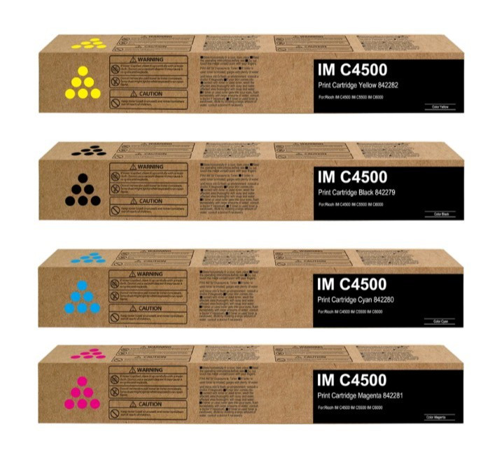 IM C4500 IM C6000 Toner Cartridge for Ricoh Savin Lanier IM C5500 IM C6000 4Pack