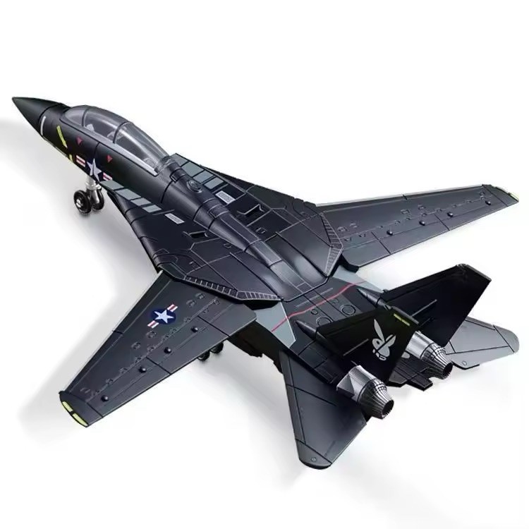 1:72 F-14 Tomcat Fighter Jet Model DIY Kit – 26cm Military Aircraft Buildable