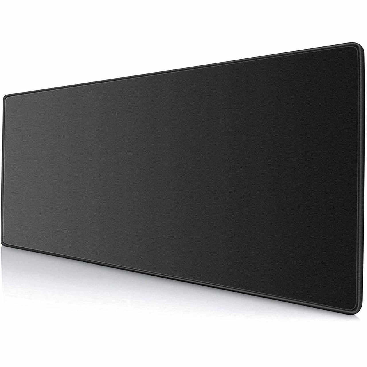 Extended Gaming Mouse Pad with Stitched Edges, Large Mousepad 35.4” x 15.7”, BLK