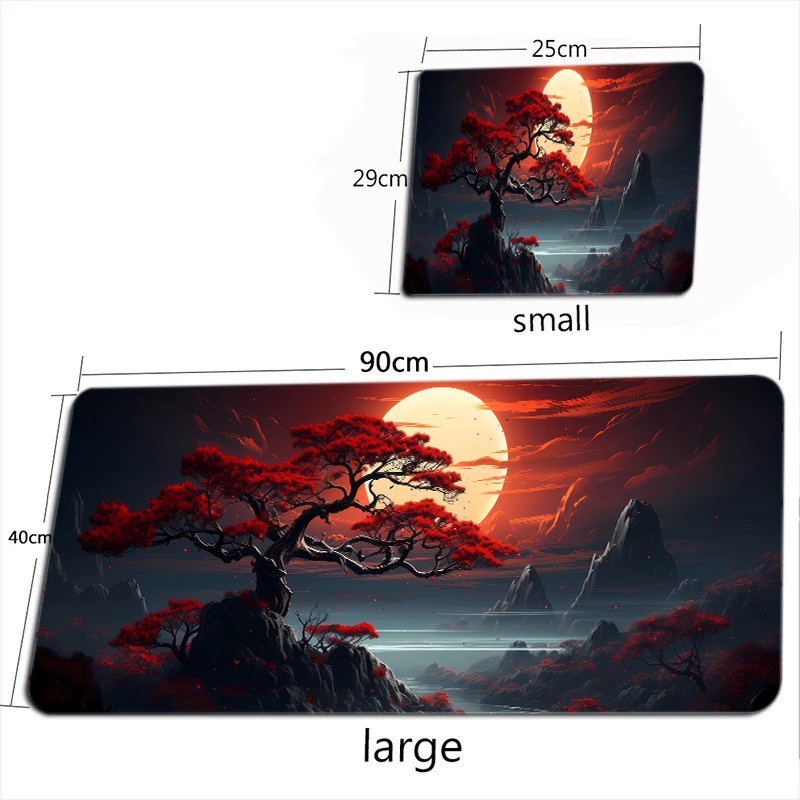 Starry Sky Moon XXL Mouse Pad Large Desk Mat Non-Slip Gaming Keyboard Pad USA
