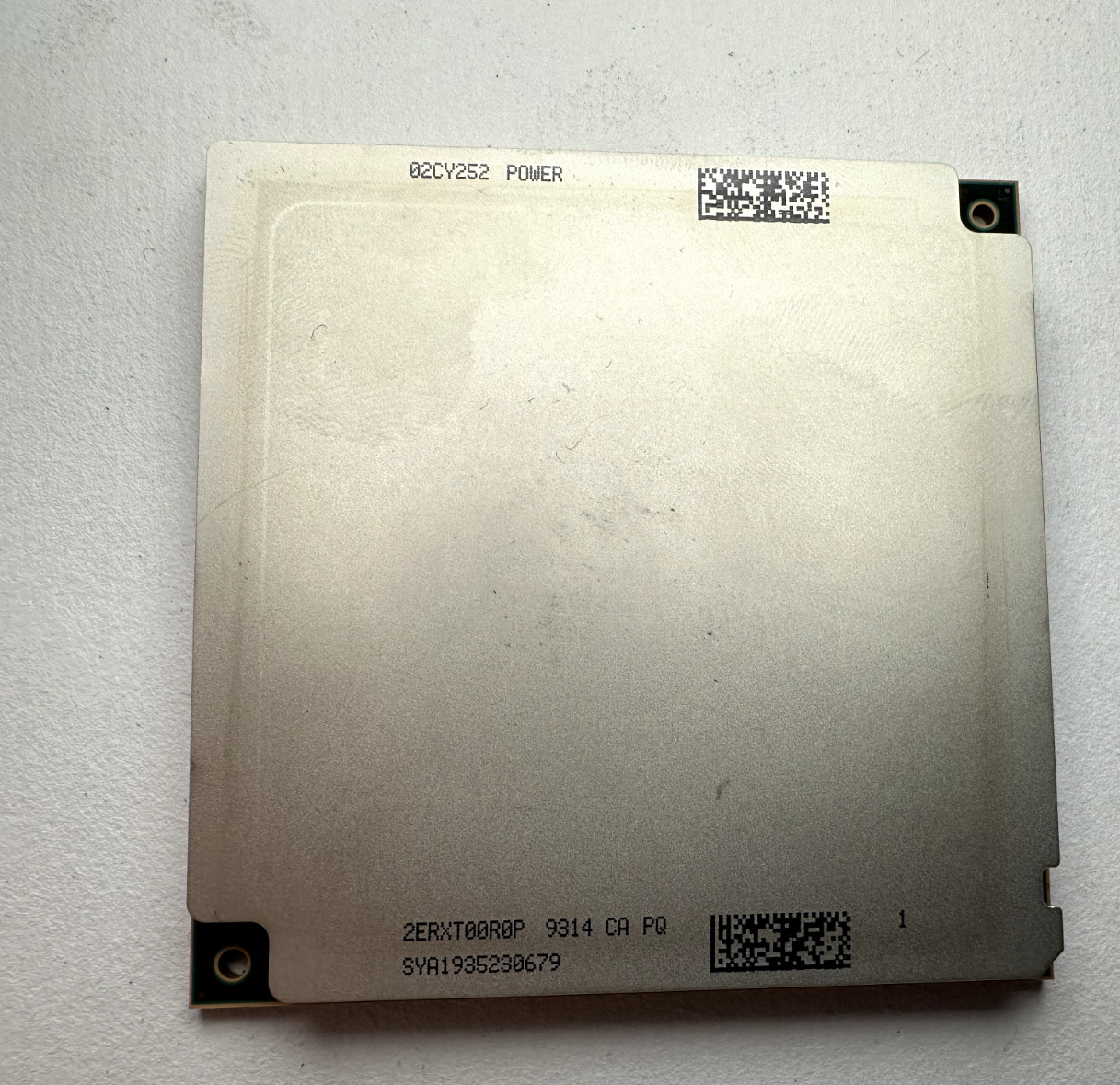 IBM 02CY252 Power9 CPU Processor