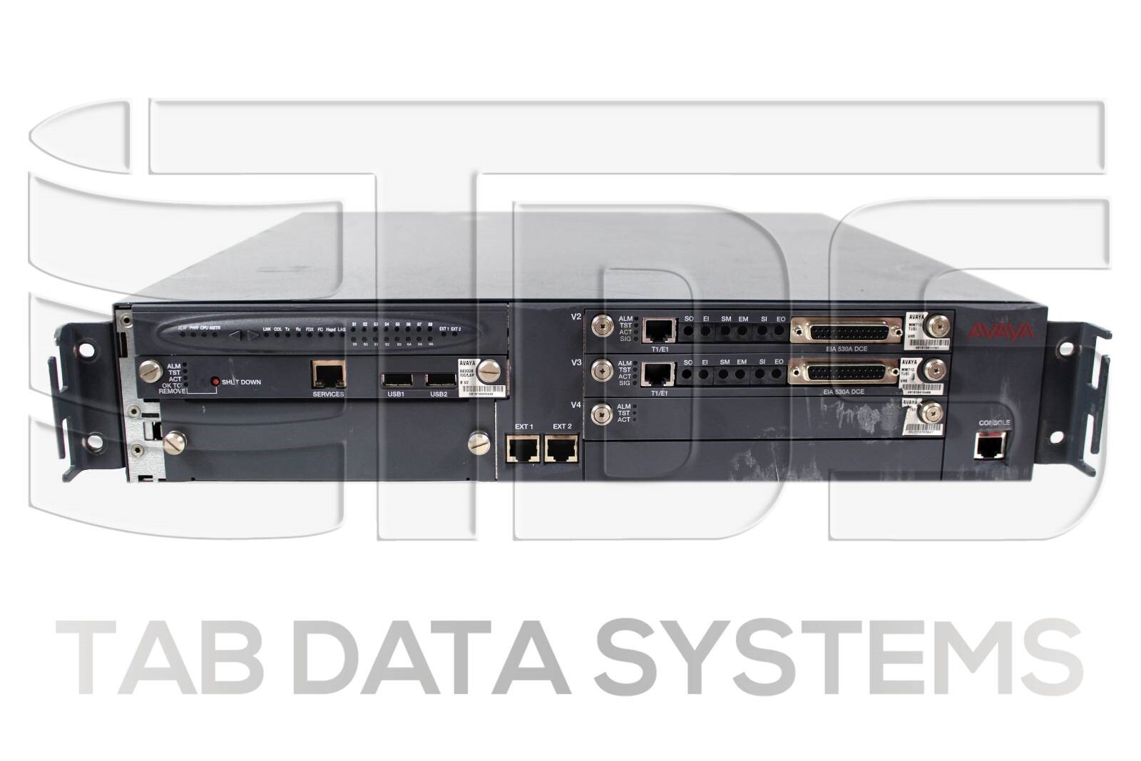 Avaya G700 R3 Media Gateway w/ 1x P330, 1x DAH1, 1x S8300B, 1x MM710, 1x MM760