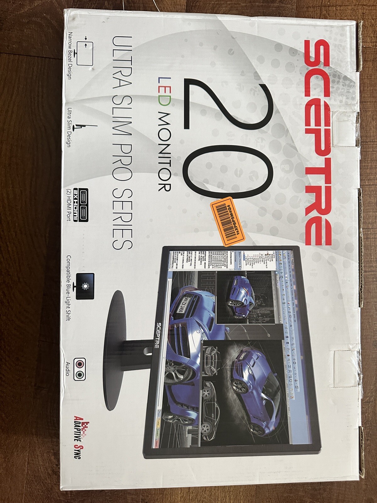 Sceptre E205W-16003R 20 inch Widescreen LED Monitor with Built in Speakers