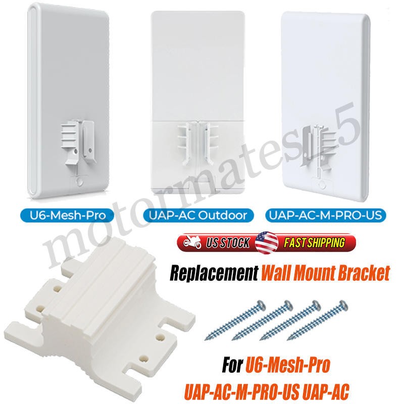 Replacement Wall Mount Bracket Kit For U6-Mesh-Pro UAP-AC-M-PRO-US UAP-AC White