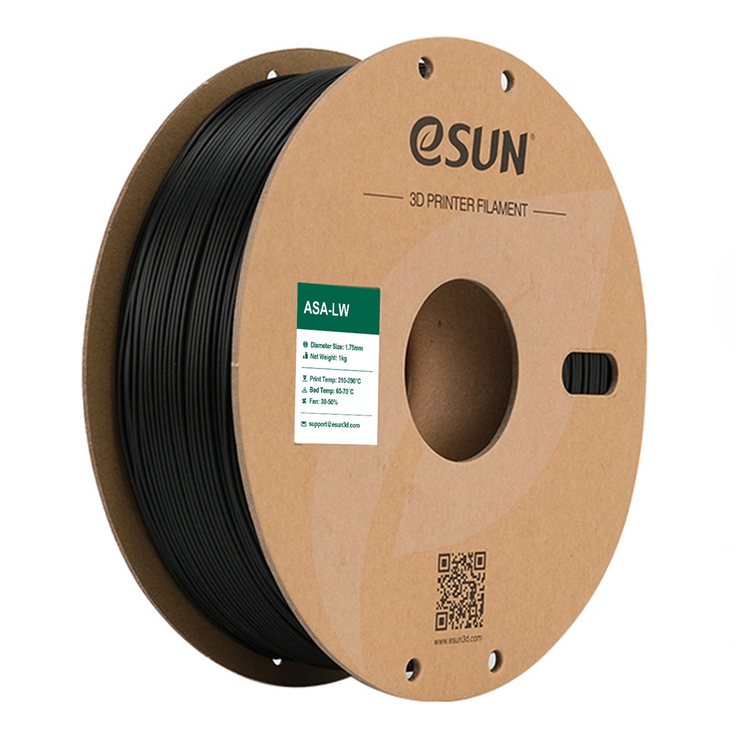 eSUN ASA-LW 3D Printer Filament 1.75mm 0.75KG Spool Matte Smooth ASA 3D Printers