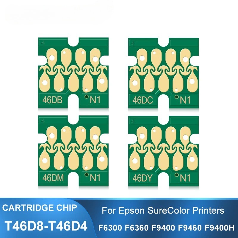 T46D8 T46D2 T46D4 one time use Chip For For Epson F6300 F6360 F9400 F9400H F9460