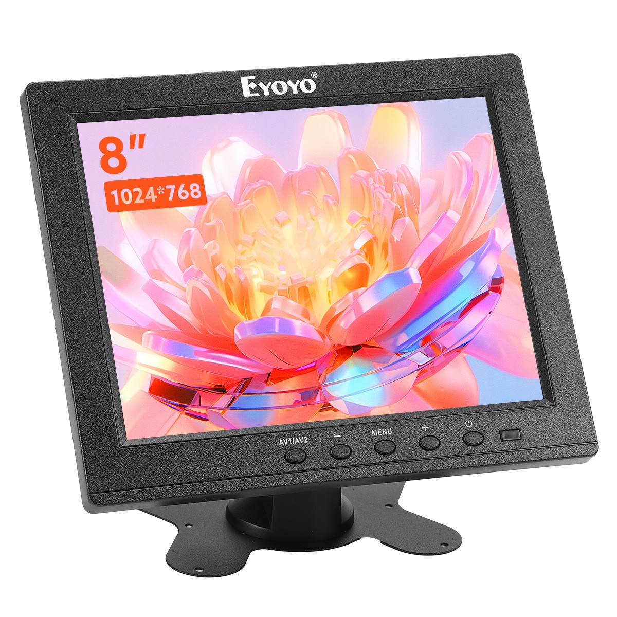 Eyoyo 8" LCD Display 1024*768 screen Monitor HDMI VGA BNC Video fr CCTV Security