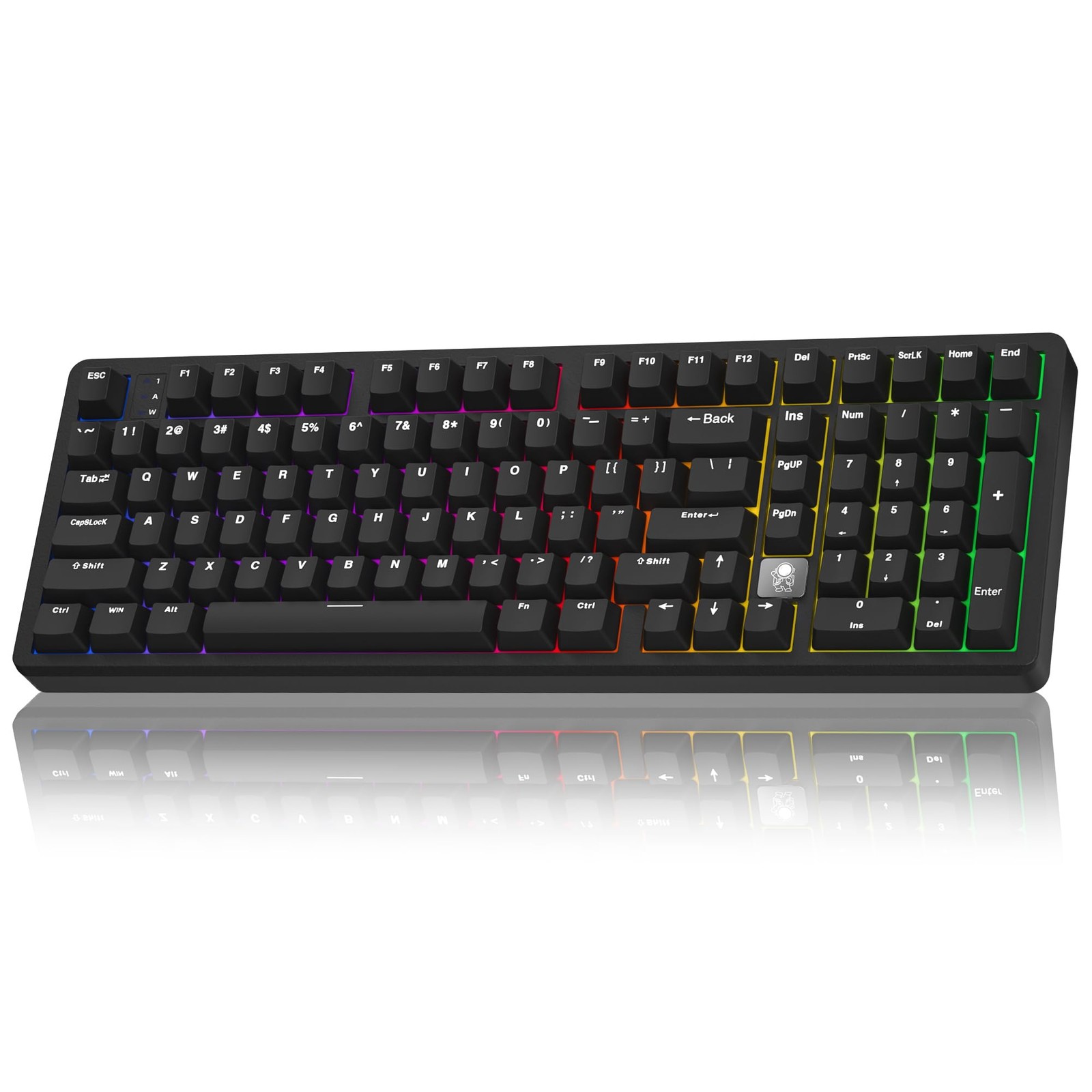 LEOBOG HI98C Pro Wireless Mechanical Gaming Aluminum Keyboard with Num Pad | ...