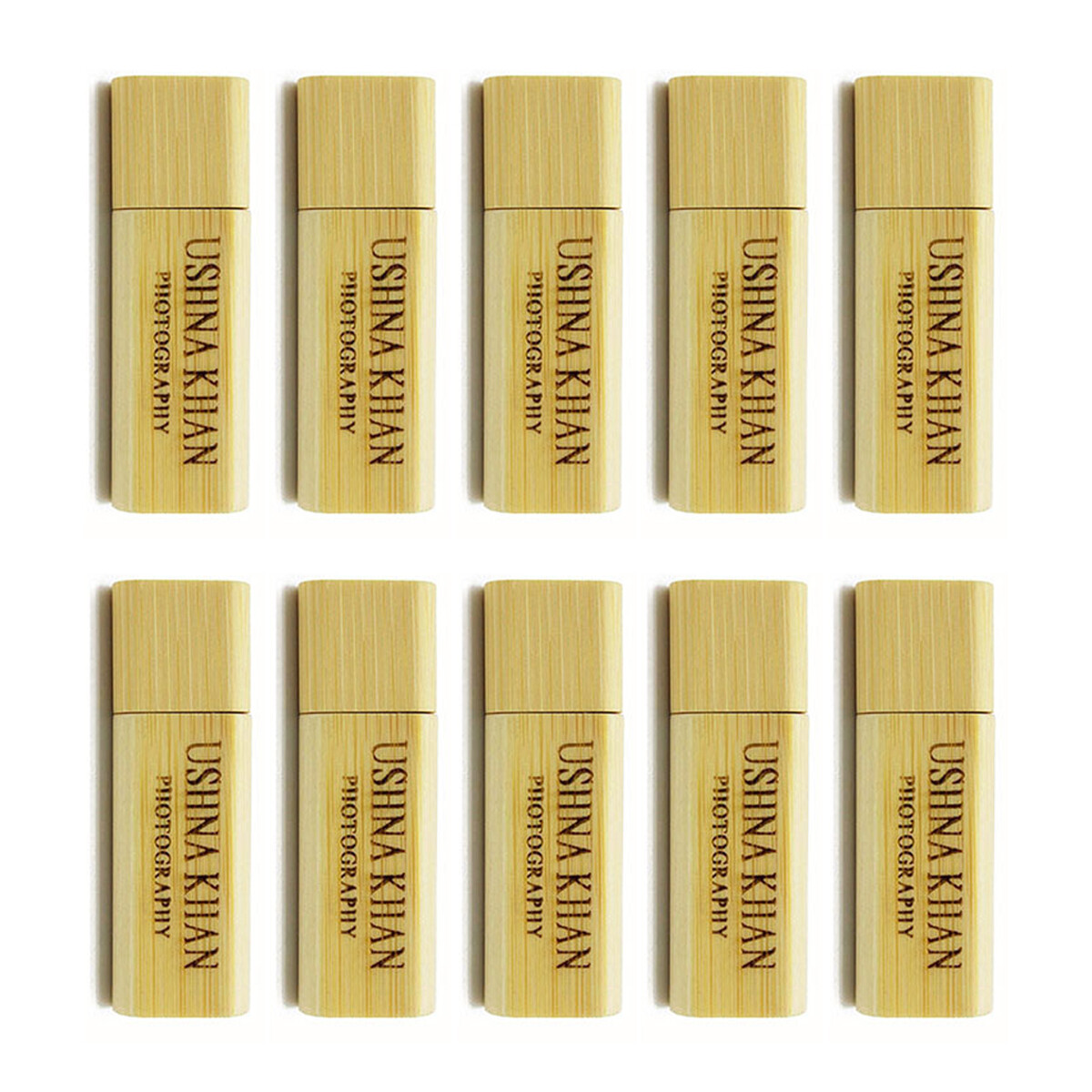 Lot 30PCS 1/2/4/8/16GB Engraved Wood USB Flash Drive Memory U Stick Custom Logo