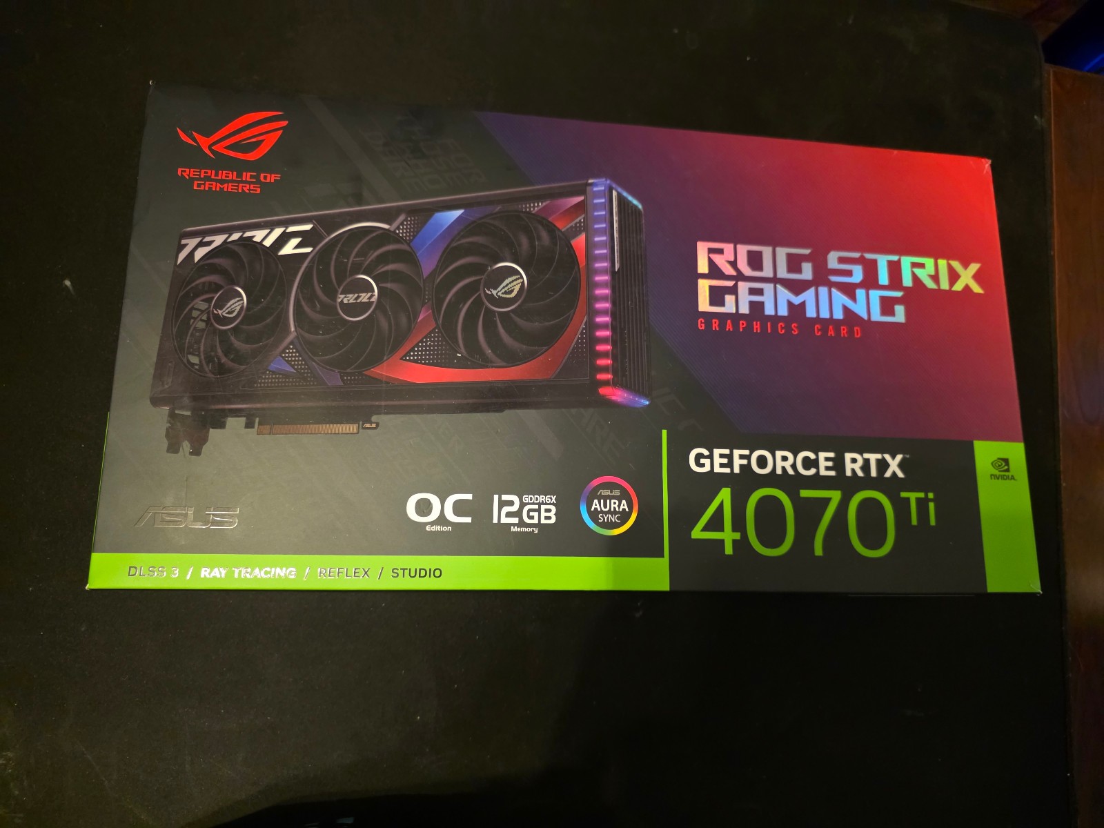 ASUS ROG Strix Gaming OC  Edition GeForce RTX 4070 Ti 12GB - GPU