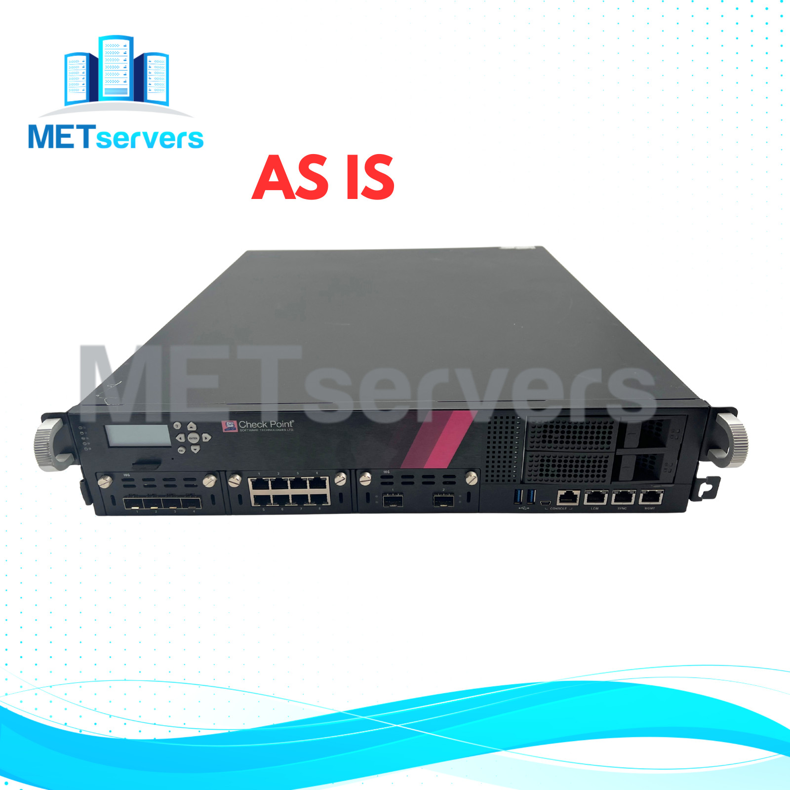 (AS IS /No HDD/RAM) Check Point 15600 Security Gateway Generation Firewall PH-30