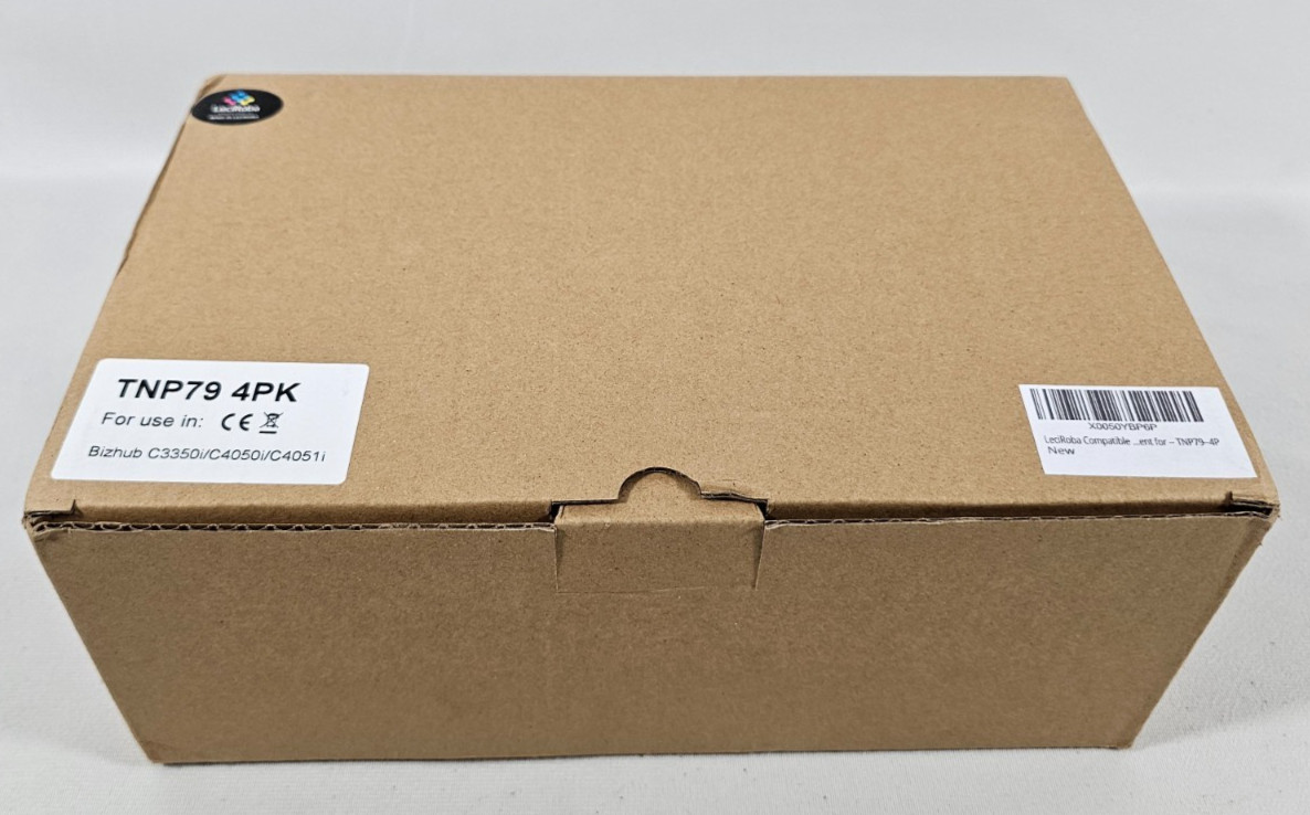 For Konica TNP79 TNP-79 TNP80 4x Toner Cartridge Black Cyan Magenta Yellow