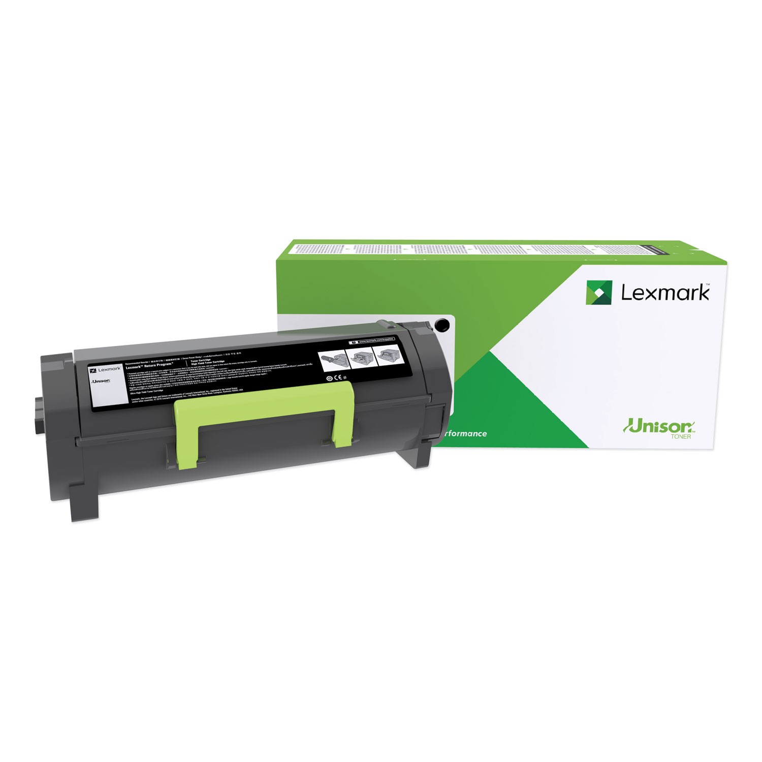 60f1h0e High-Yield Toner, 10,000 Page-Yield, Black