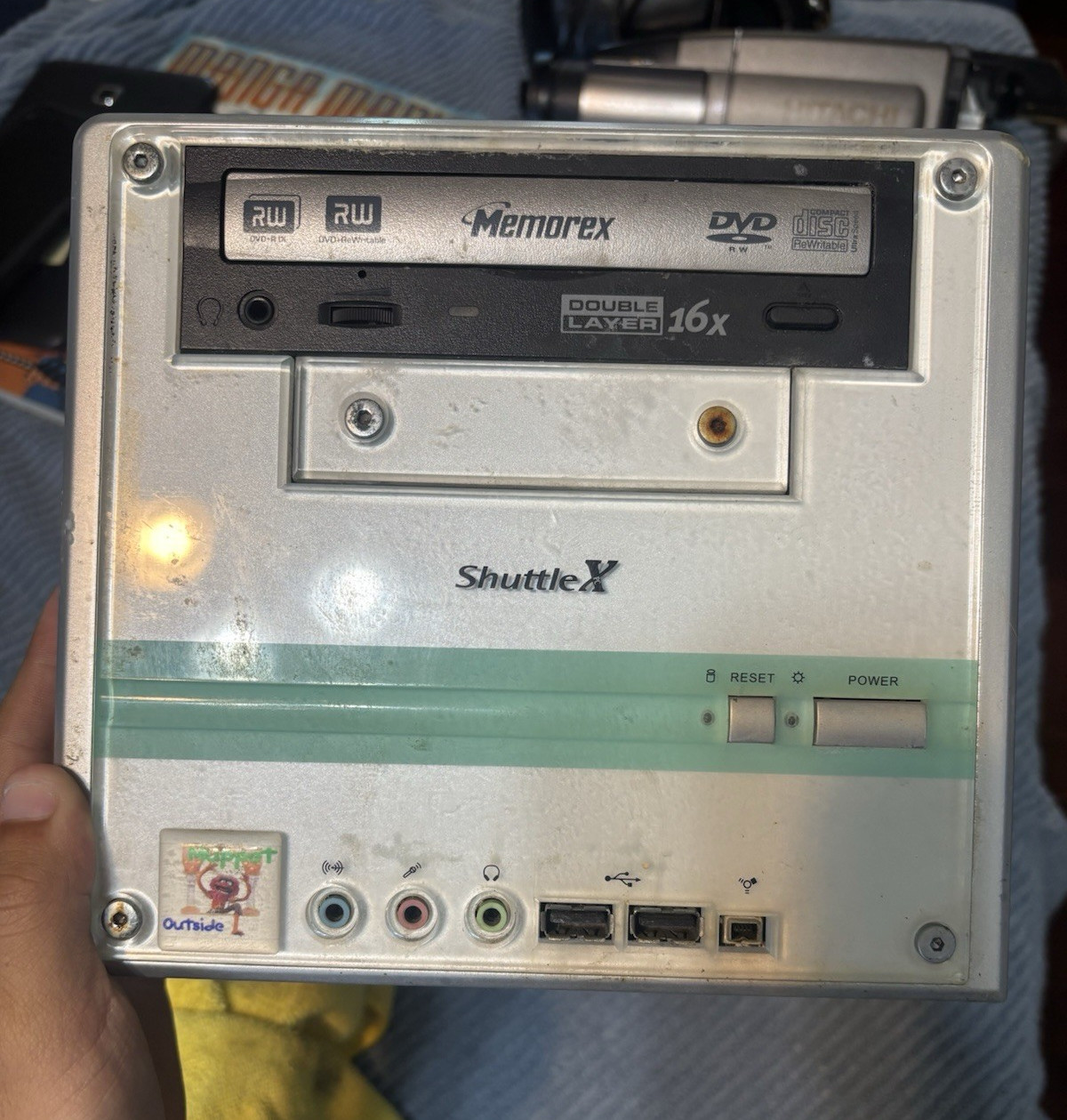 Shuttle ShuttleX XPC X45G SFF Desktop PC Silver w/ Memorex DVD-RW Drive