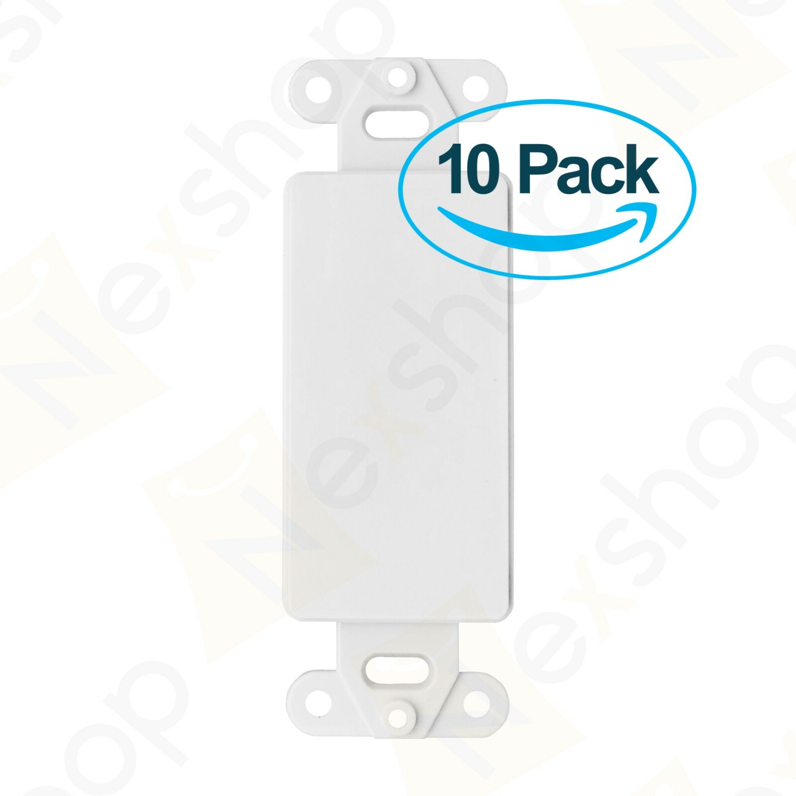 10x Nex Decora RJ45 Network Keystone Wall Plate Insert - 0 1 2 3 4 6 Port - Lot