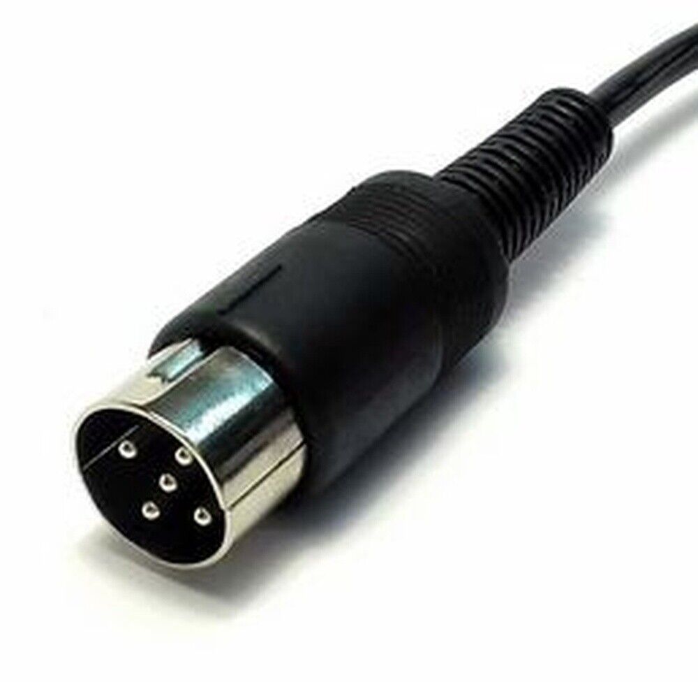 BBC Micro to US Robotics Modem lead / cable, 5-pin DIN to DB25 RS232 serial Male