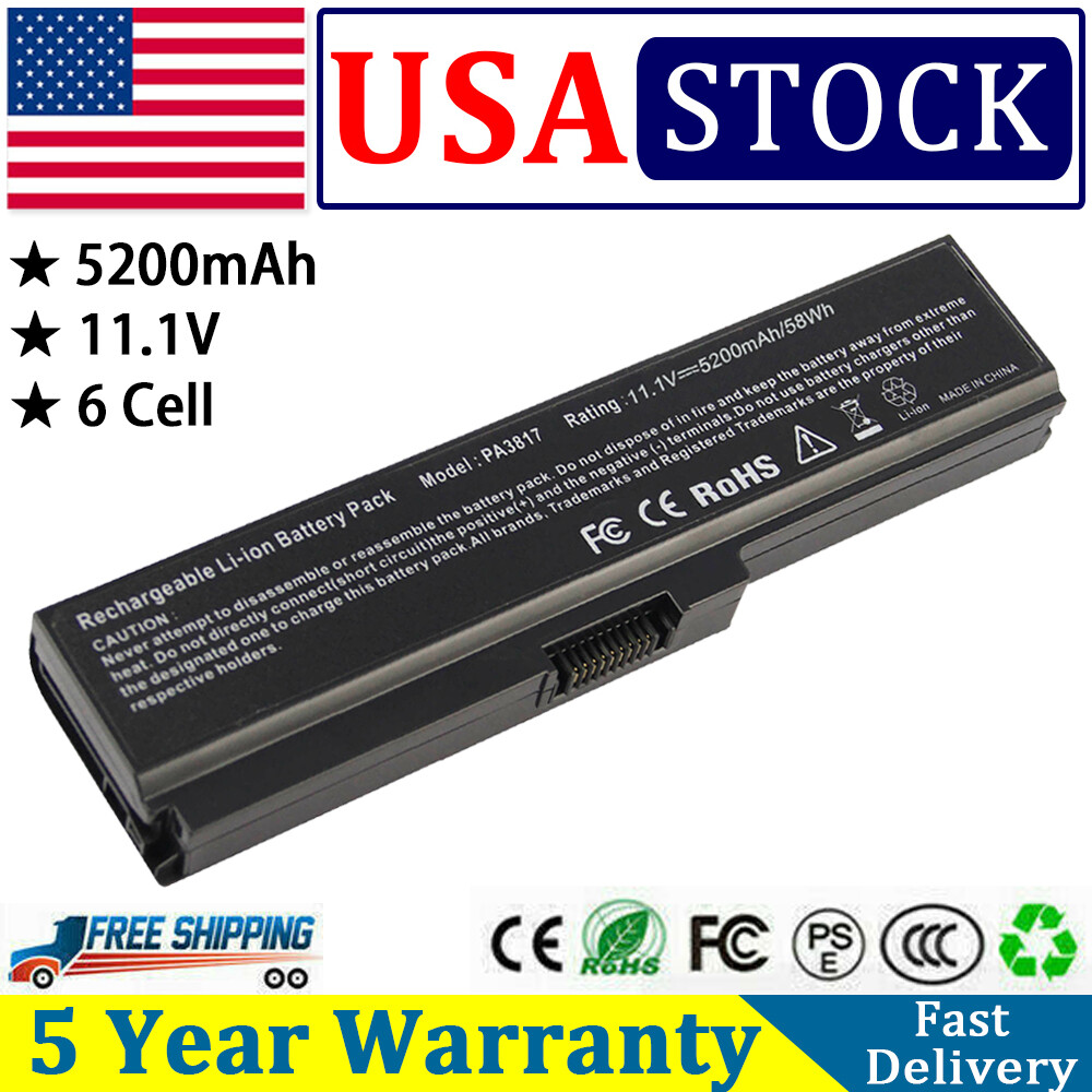 Battery for Toshiba Satellite L645D L650 L650D L655 L655D L670 L670D L675 L675D