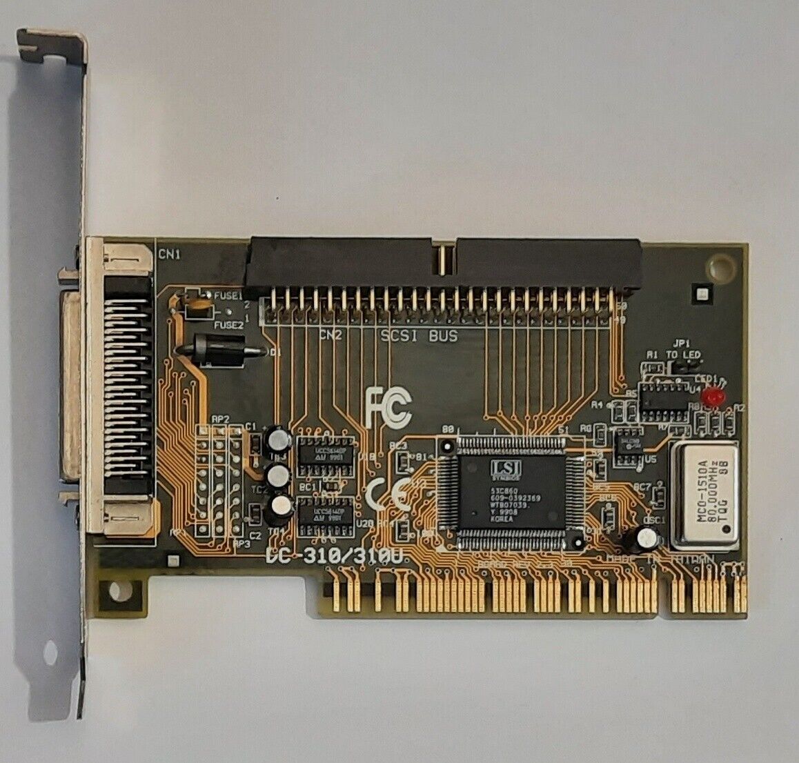 Tekram DC-310U PCI SCSI Controller (LSI 53C860, Retro, 1999)