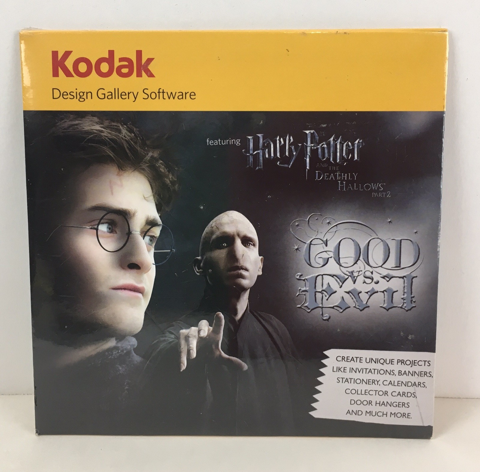 Harry Potter and the Deathly Hallows CD for PC Kodak Design Gallery Software 