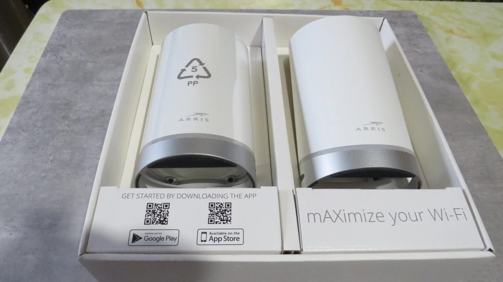 Arris SURFboard mAX Mesh WiFi 6 System Router Tri Band AX6600 2 Pck W21 Kit W121