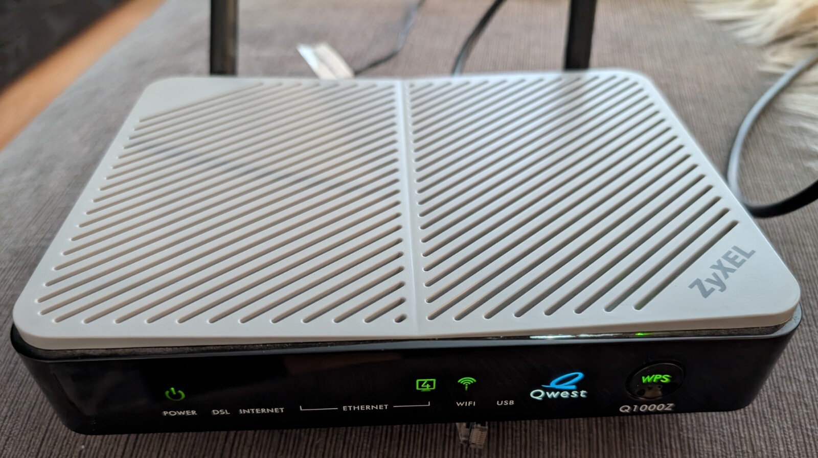 Zyxel Q1000Z  VDSL Modem  Router, WiFi  (CenturyLink)