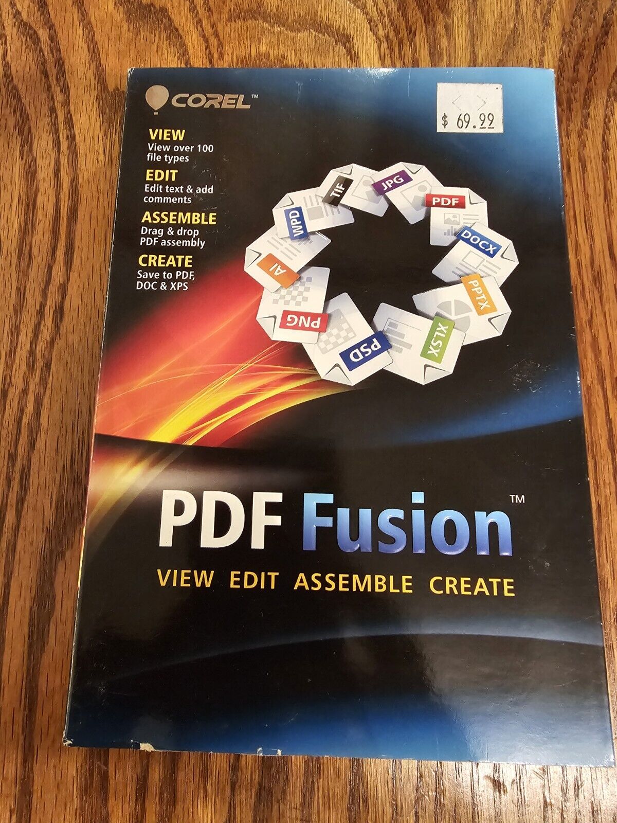 Corel PDF Fusion View Edit Assemble Create New Sealed 