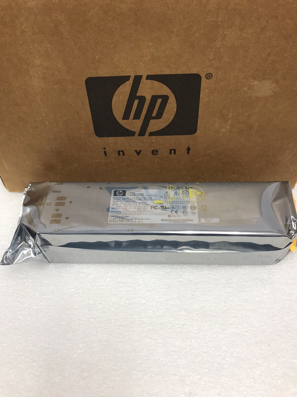 HP HSTNS-PL09 398713-001 575W MSA70 MSA60 DL320 POWERS SUPPLY PS-2601-1C-LF