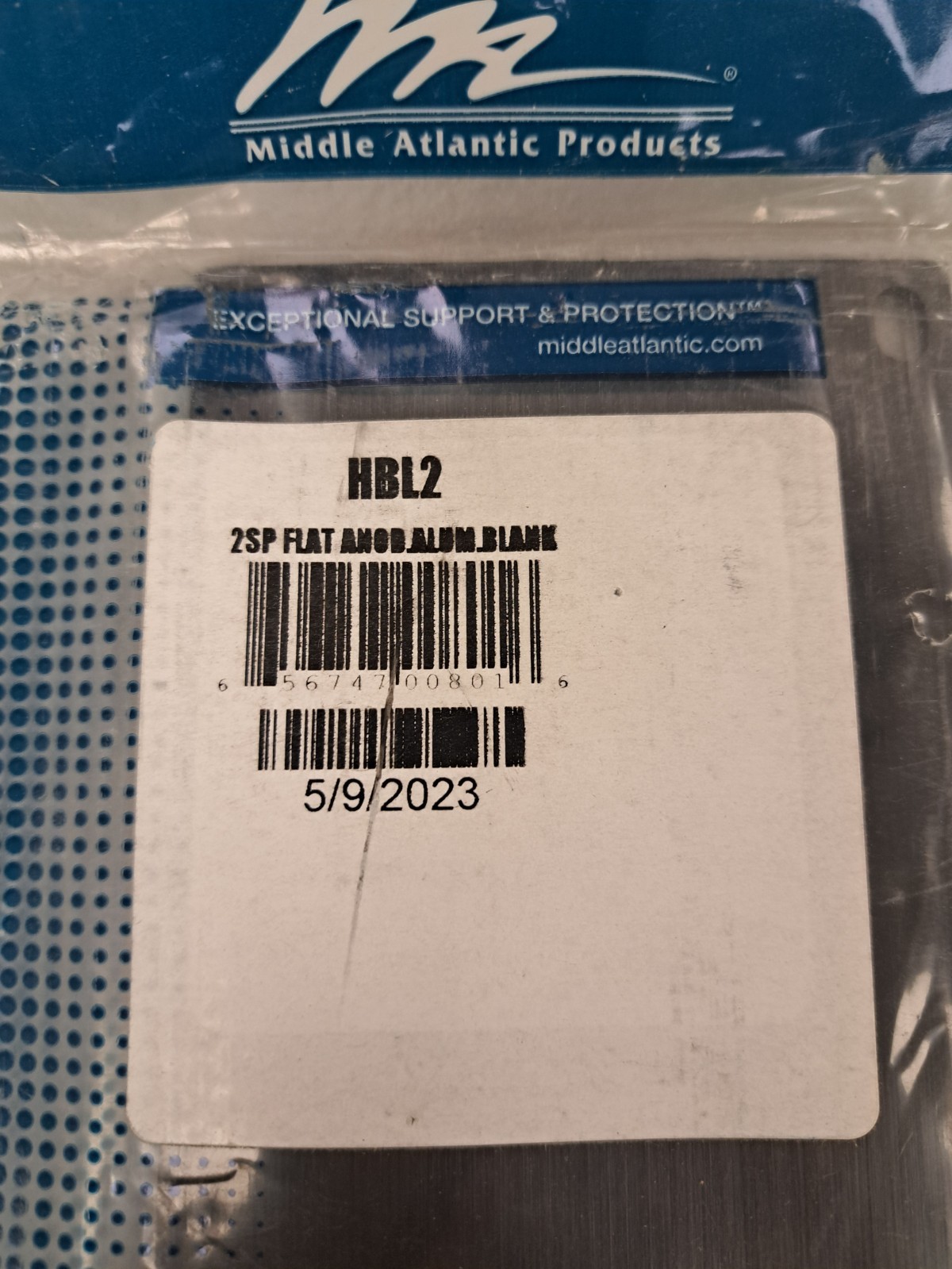Middle Atlantic HBL2 Flat Blank