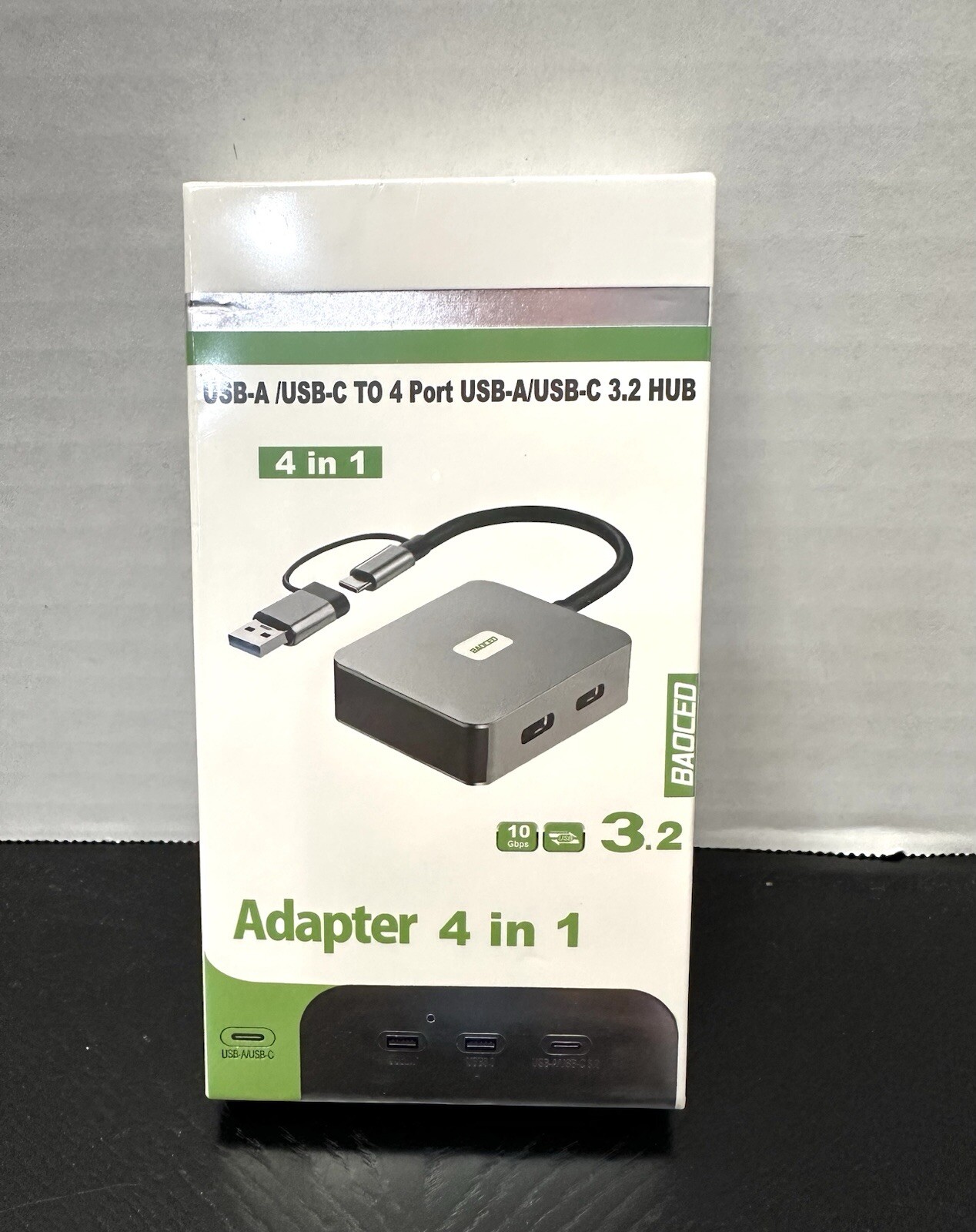 BAOCED 4 In 1 Adapter 3.2 Hub 10gbps Model BYL-2320A