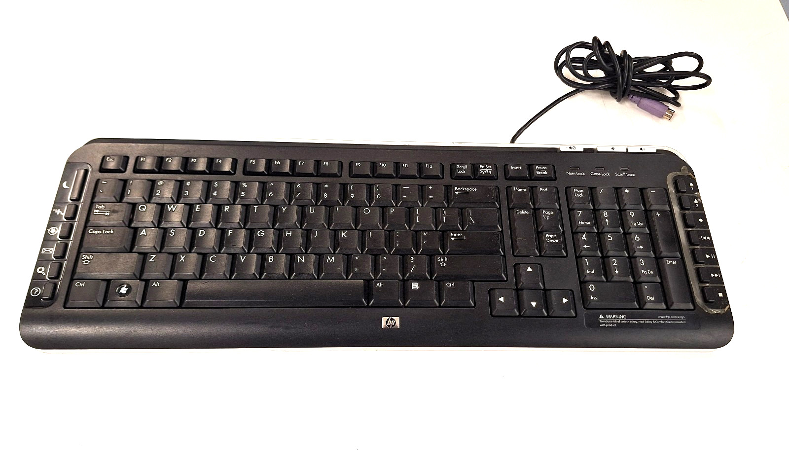 HP 5188-6077 Model 5189 Multimedia Keyboard