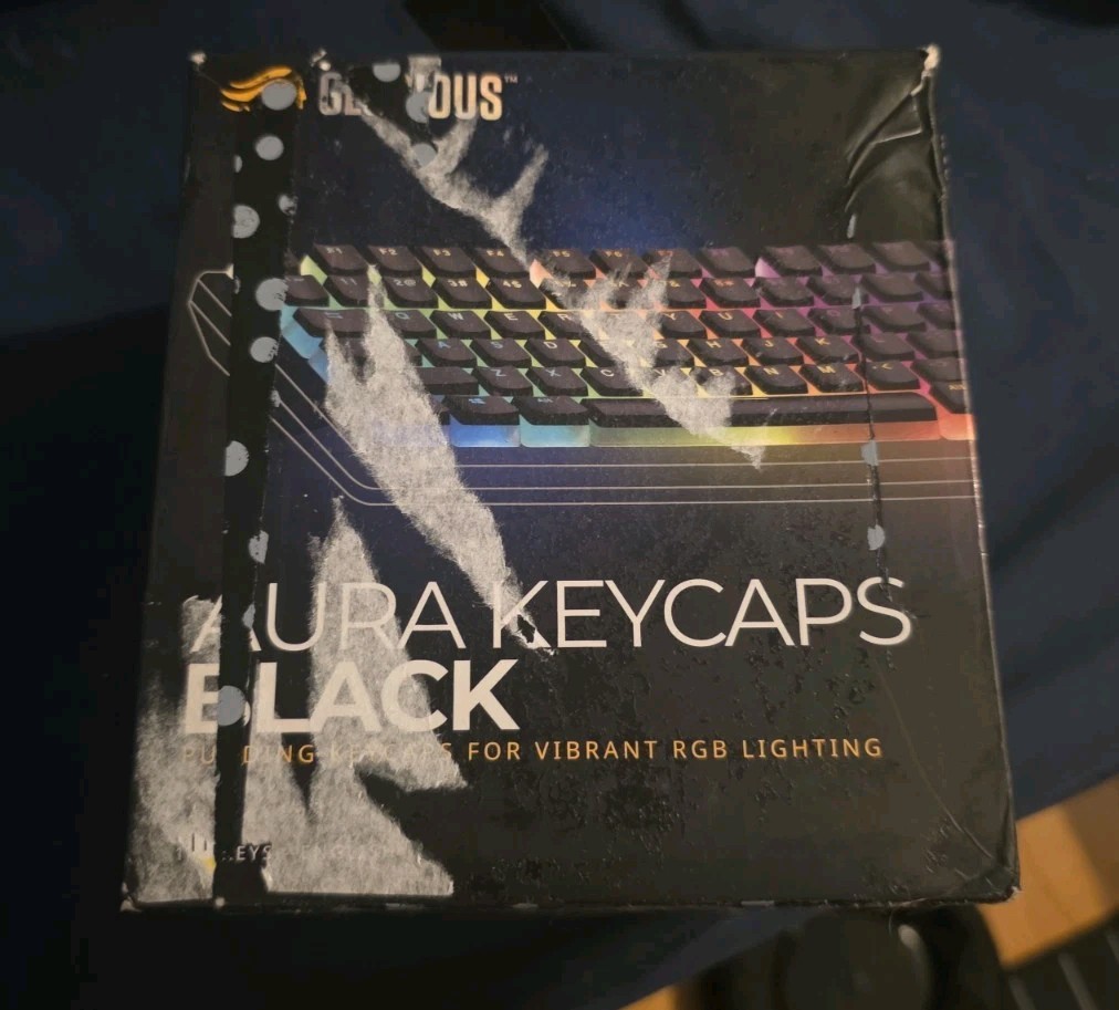 Glorious Aura Mechanical Keyboard Keycaps V2 - Black