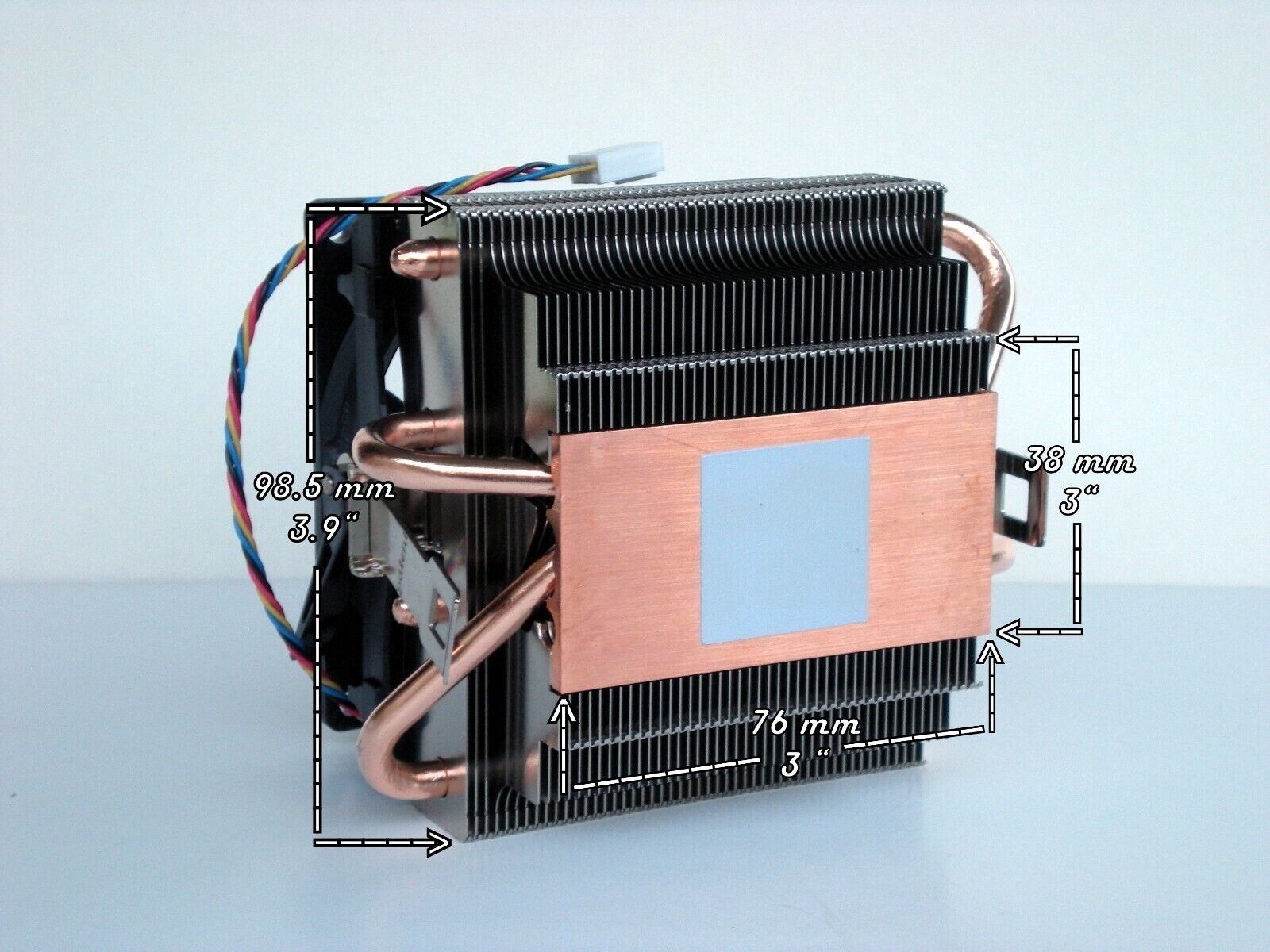 AMD Cooling Fan Heat Sink with Near Silent TDP 125W AM5/AM4