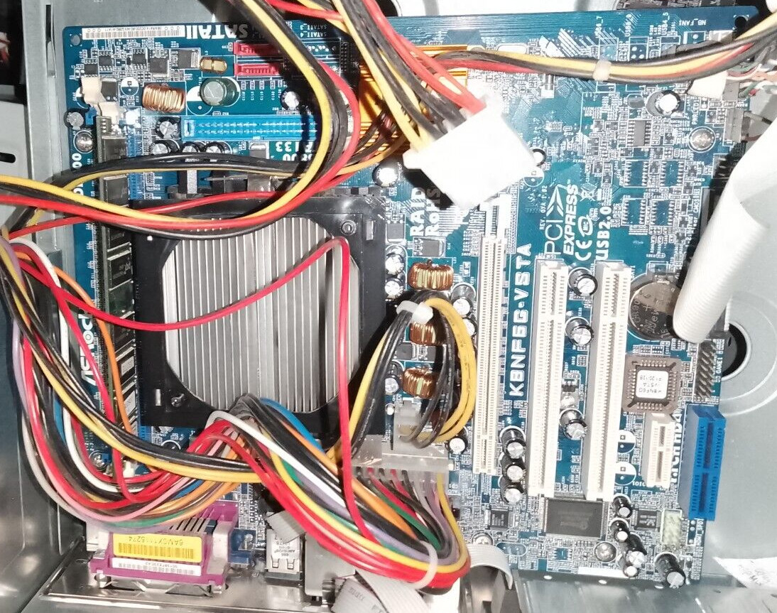 ASRock K8NF6G-VSTA, Socket 754, AMD Motherboard with 1.6 GHz CPU, 512MB RAM, I/O